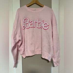 Barbie Light Pink Logo Sweatshirt